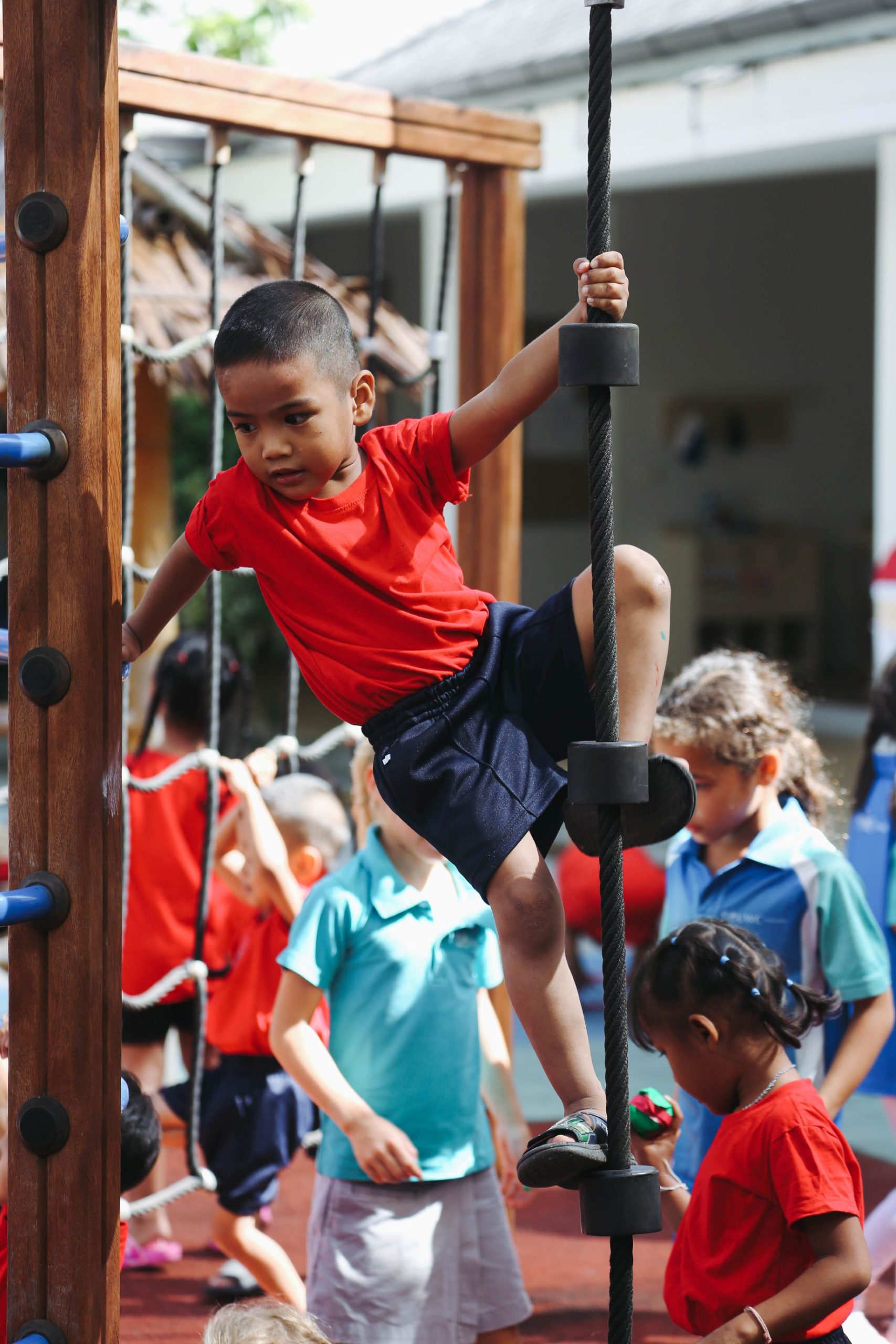 Child in play ground